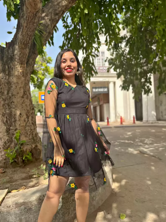 TANDUL  Women Fit and Flare Multicolor Dress