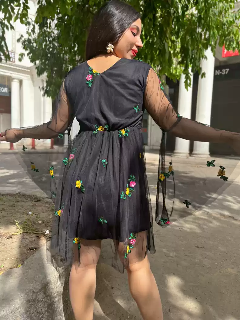 TANDUL  Women Fit and Flare Multicolor Dress