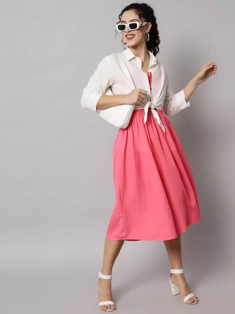 TANDUL  Women Fit and Flare Multicolor Dress