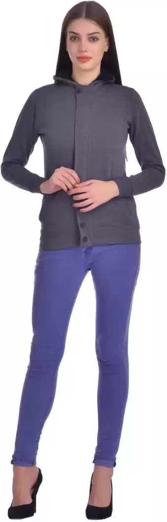 TANDUL  Full Sleeve Solid Women Sweatshirt