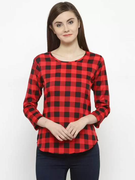 TANDUL  Casual Regular Sleeves Printed Women Multicolor Top