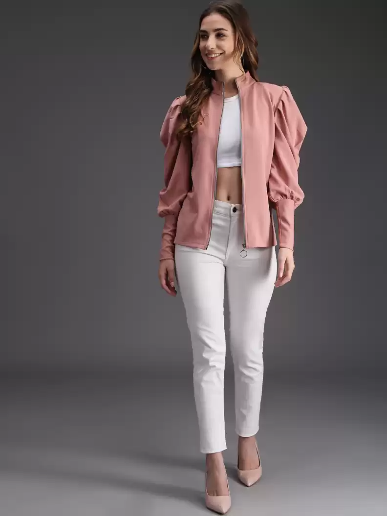 TANDUL  Full Sleeve Solid Women Casual Jacket