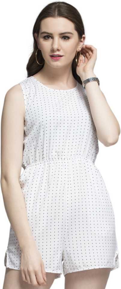 Stacked Flame Printed Women Jumpsuit