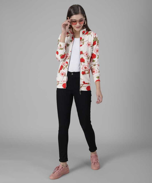 TANDUL  Full Sleeve Printed Women Jacket