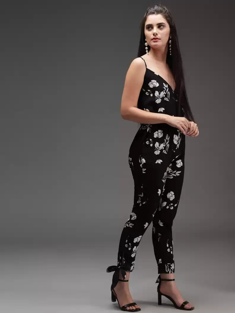 Stacked Flame  Printed Women Jumpsuit