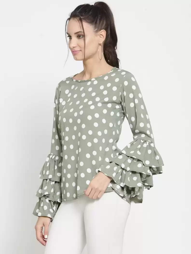 TANDUL  Casual Layered Printed Women Multicolor Top