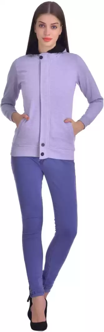 TANDUL  Full Sleeve Solid Women Sweatshirt