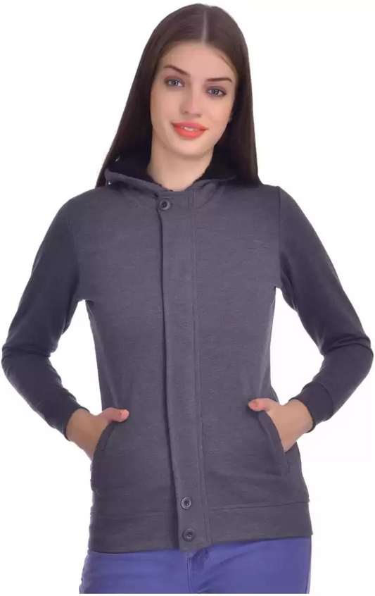 TANDUL  Full Sleeve Solid Women Sweatshirt
