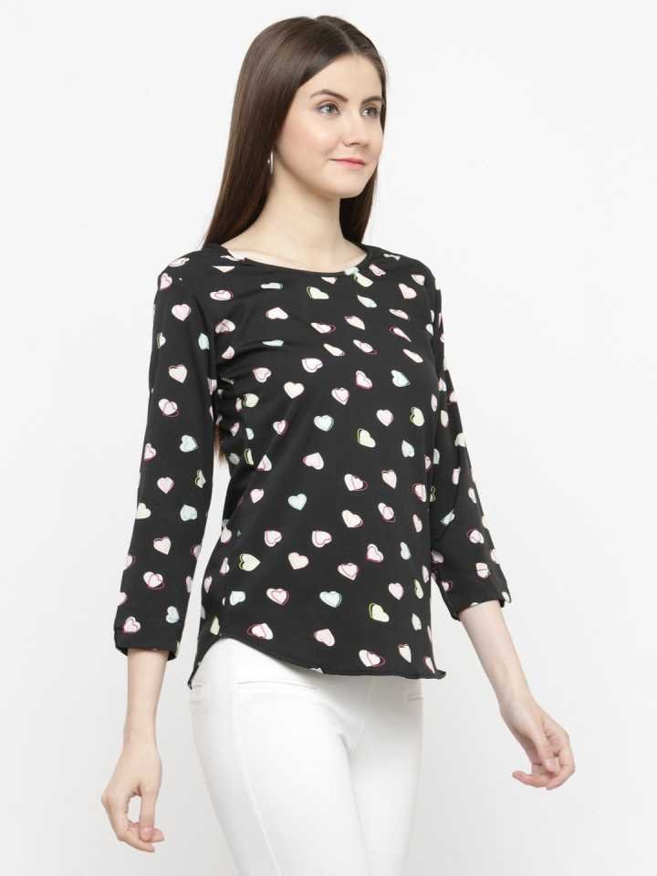 TANDUL  Casual Regular Sleeves Printed Women Multicolor Top