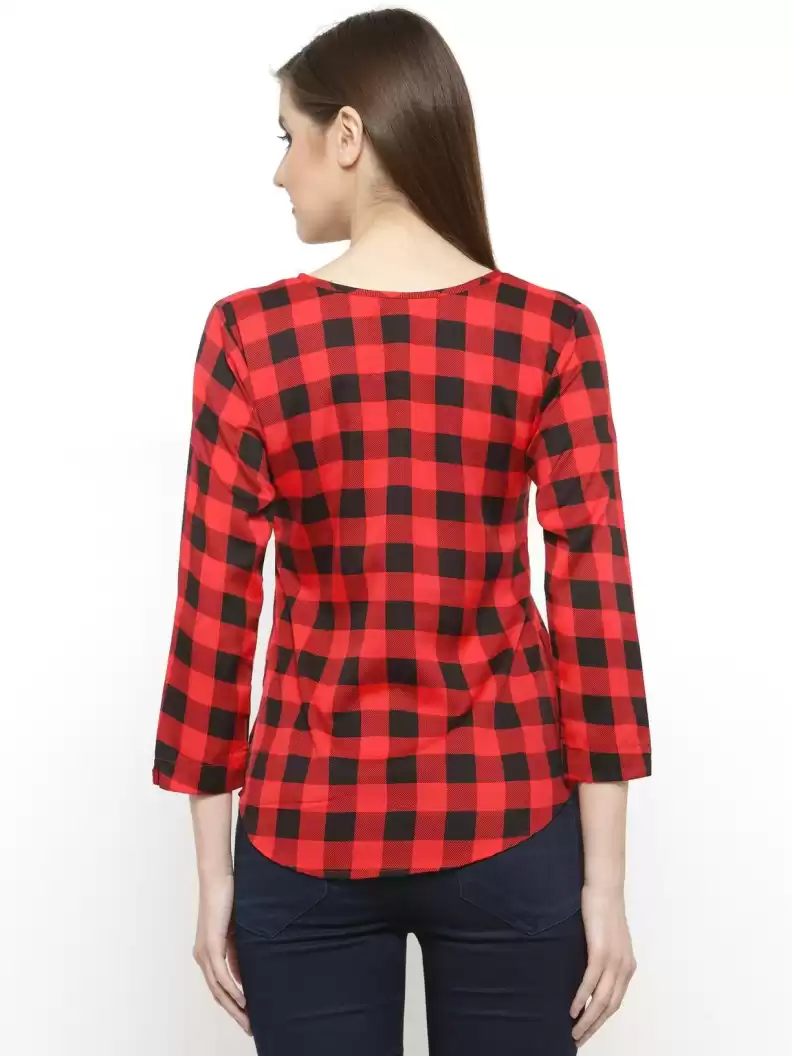 TANDUL  Casual Regular Sleeves Printed Women Multicolor Top