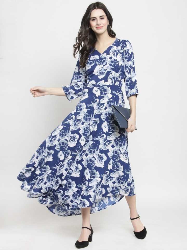 TANDUL  Women Fit and Flare Multicolor Dress