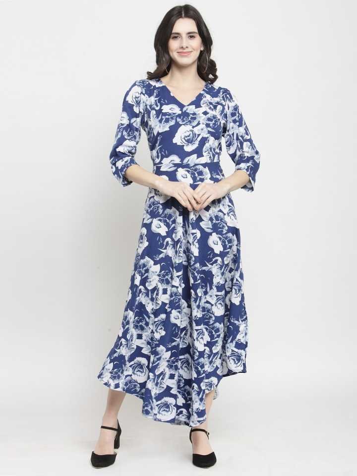 TANDUL  Women Fit and Flare Multicolor Dress