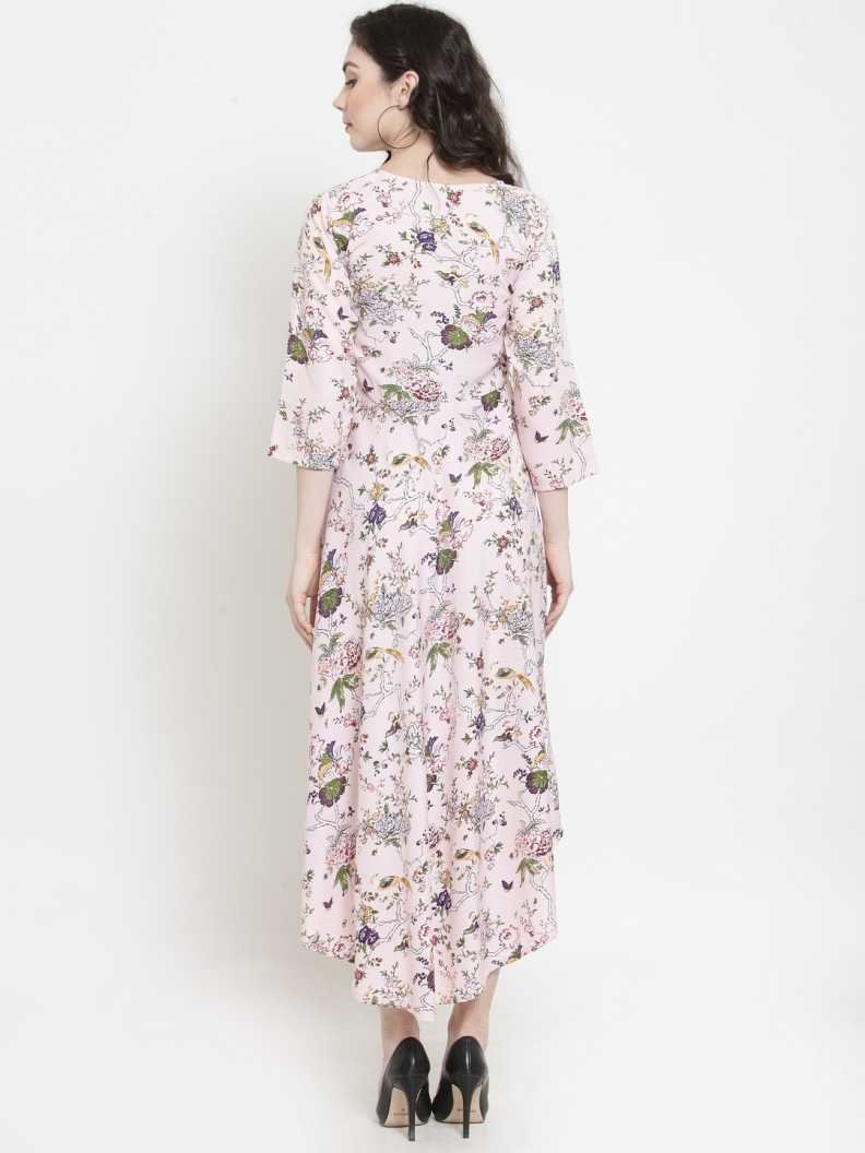 Women A-line Multicolor Dress