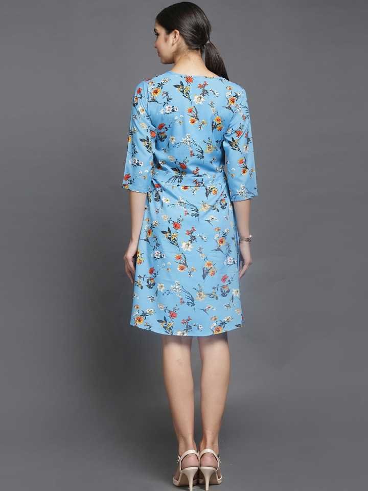 TANDUL  Women Fit and Flare Multicolor Dress