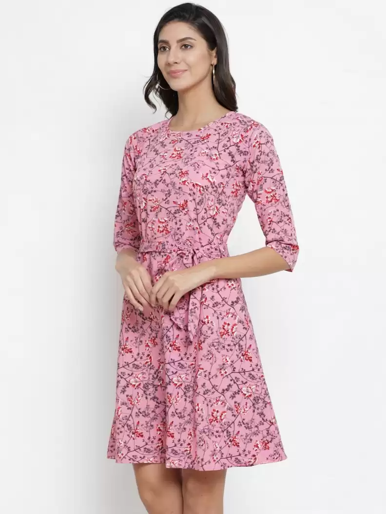 TANDUL  Women Fit and Flare Multicolor Dress