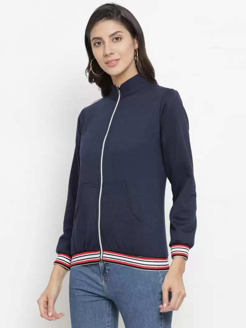 TANDUL  Full Sleeve Solid Women Casual Jacket