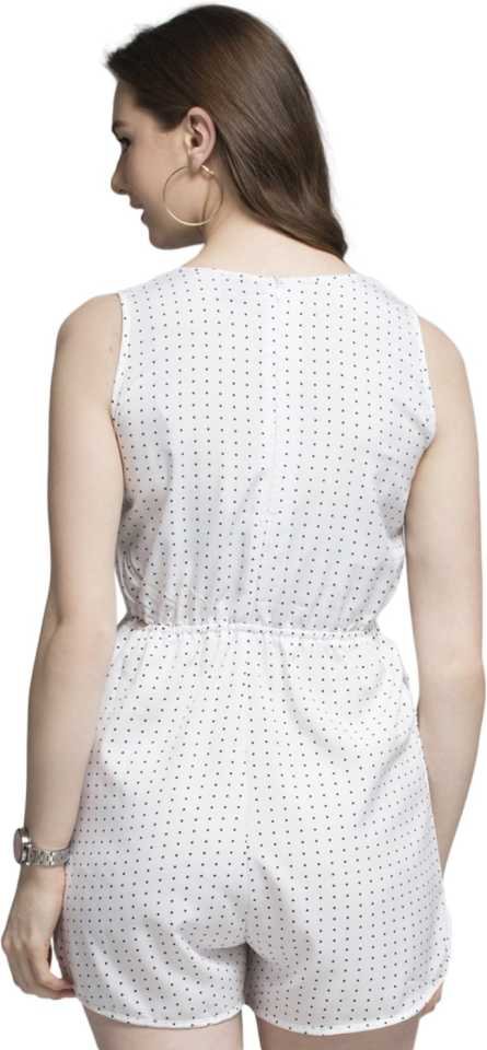 Stacked Flame Printed Women Jumpsuit