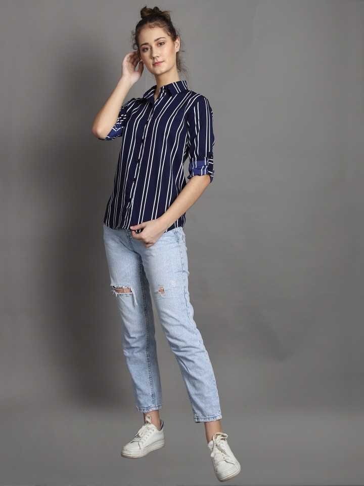 TANDUL INSTA  Women Regular Fit Printed Formal Shirt