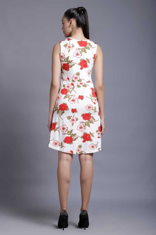 TANDUL INSTA  Women A-line White Dress