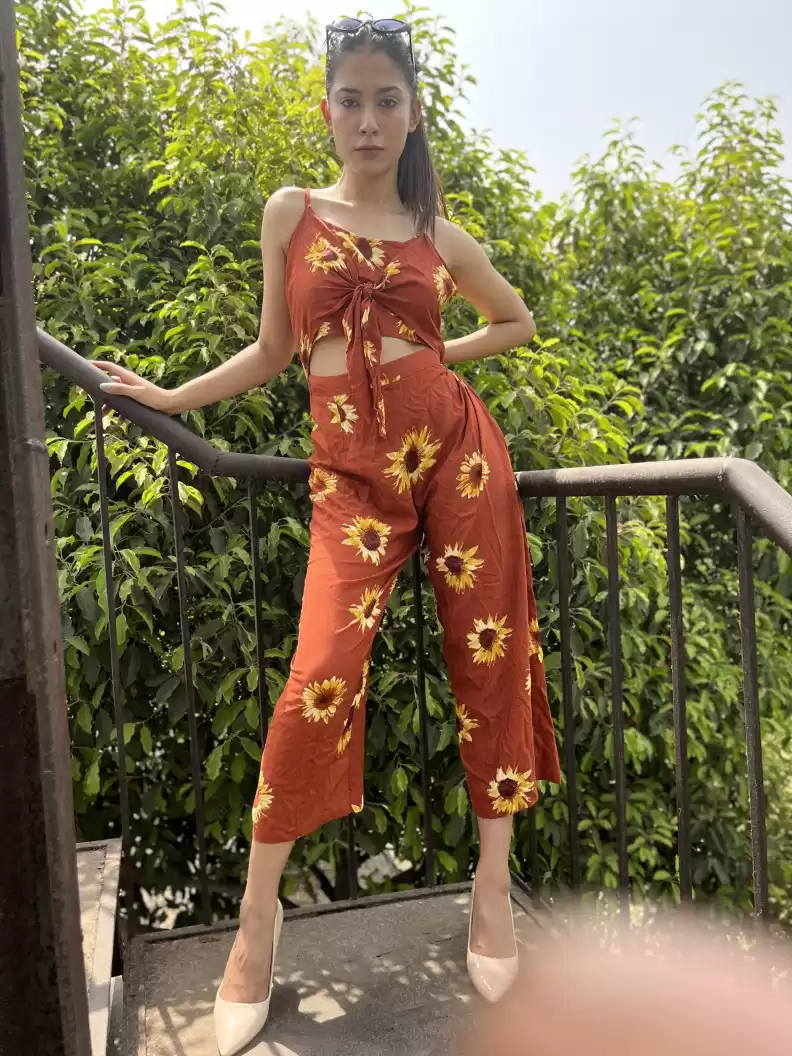 TANDUL  Floral Print Women Jumpsuit