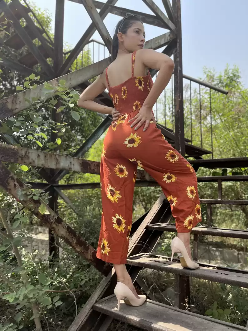 TANDUL  Floral Print Women Jumpsuit