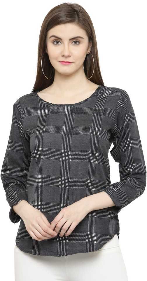 Casual Regular Sleeves Solid Women Multicolor Top