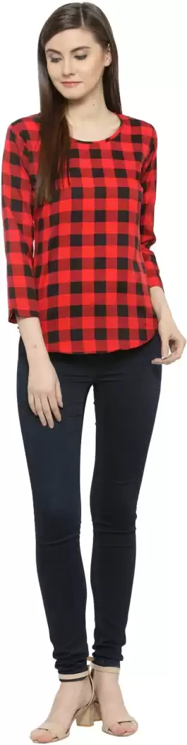 TANDUL  Casual Regular Sleeves Printed Women Multicolor Top