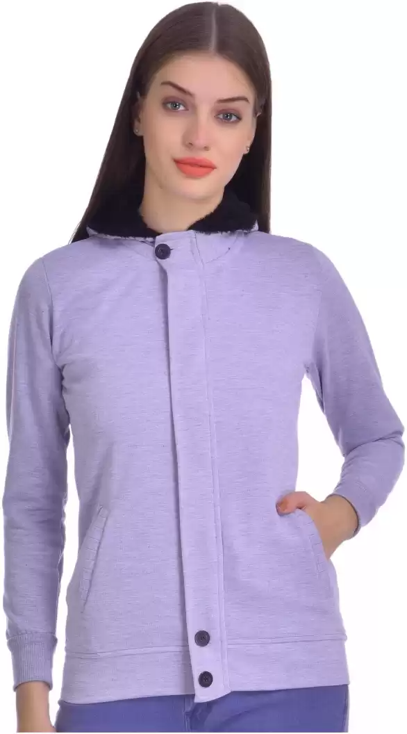 TANDUL  Full Sleeve Solid Women Sweatshirt