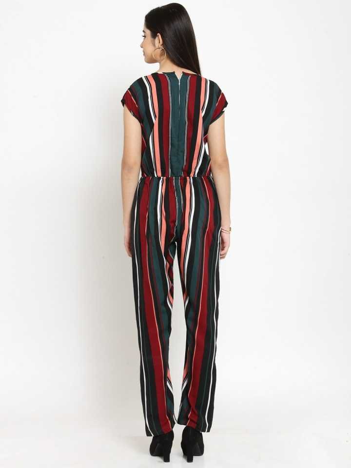 Stacked Flame Printed Women Jumpsuit