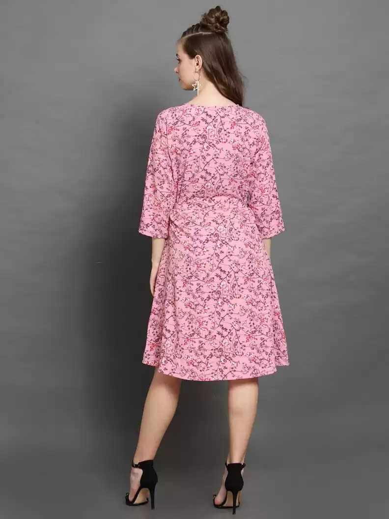 TANDUL  Women Fit and Flare Multicolor Dress