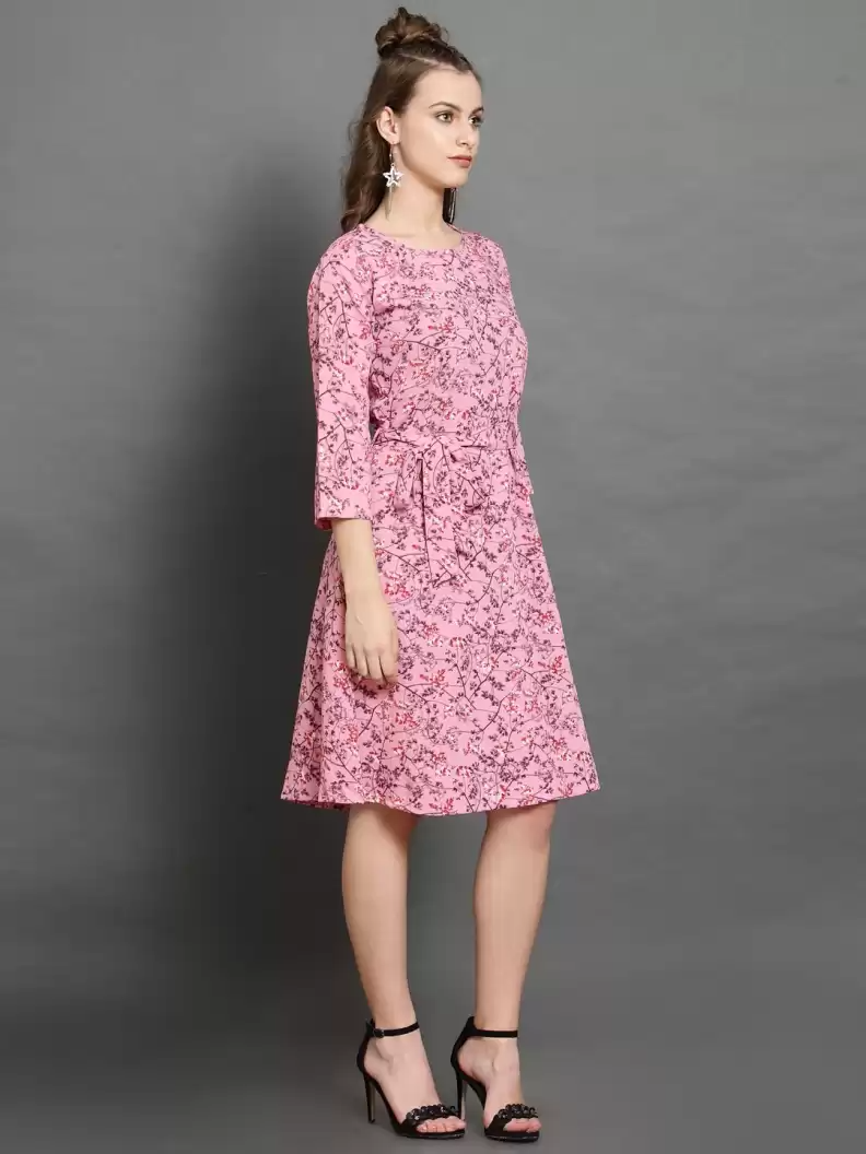 TANDUL  Women Fit and Flare Multicolor Dress