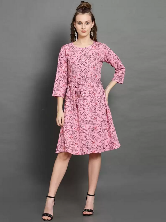 TANDUL  Women Fit and Flare Multicolor Dress