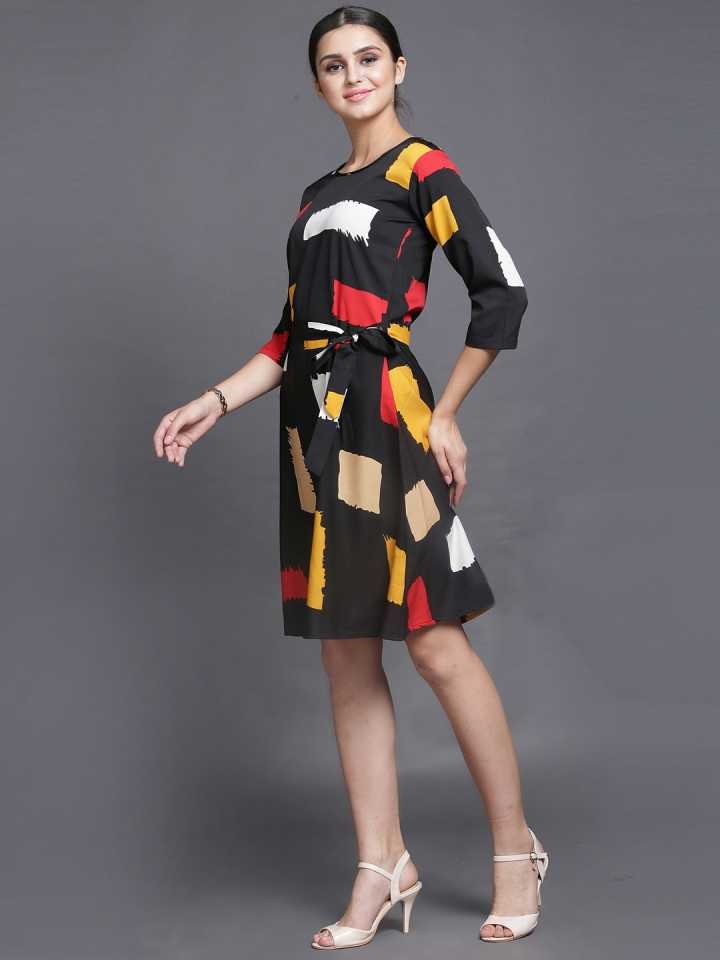 TANDUL  Women A-line Multicolor Dress