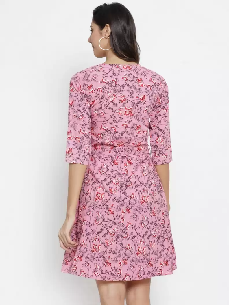 TANDUL  Women Fit and Flare Multicolor Dress