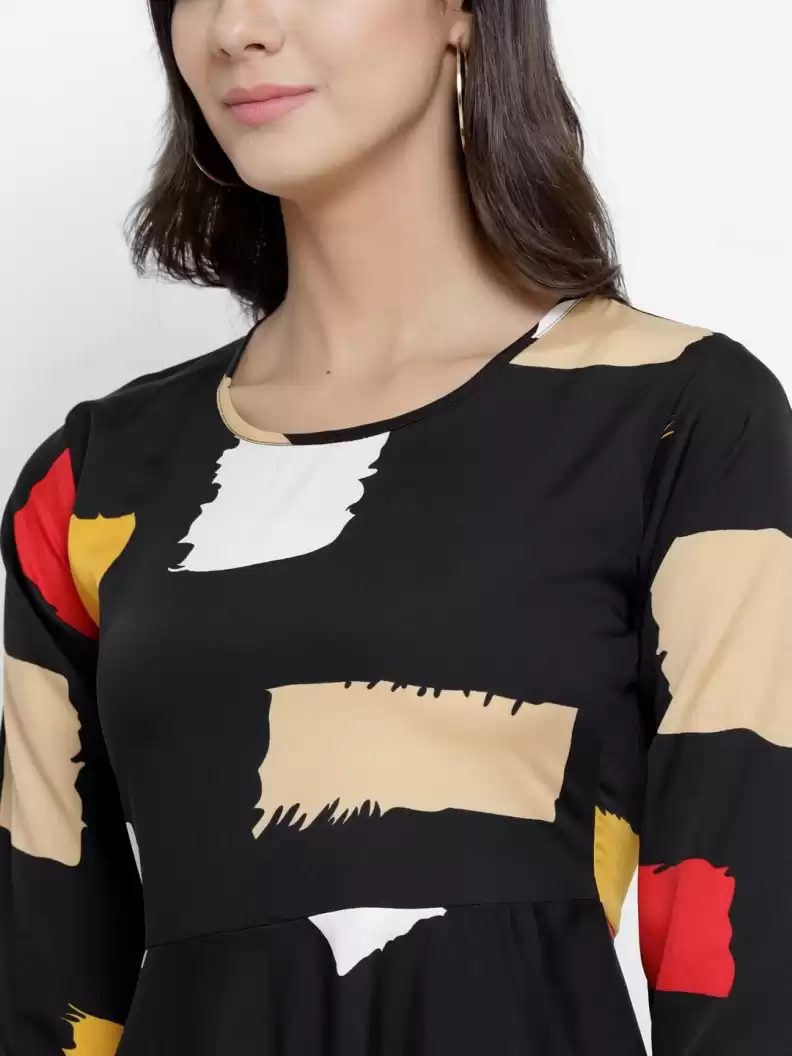 TANDUL  Women Fit and Flare Multicolor Dress
