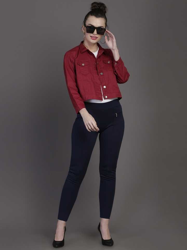 Full Sleeve Solid Women Jacket