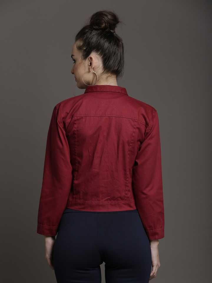 Full Sleeve Solid Women Jacket