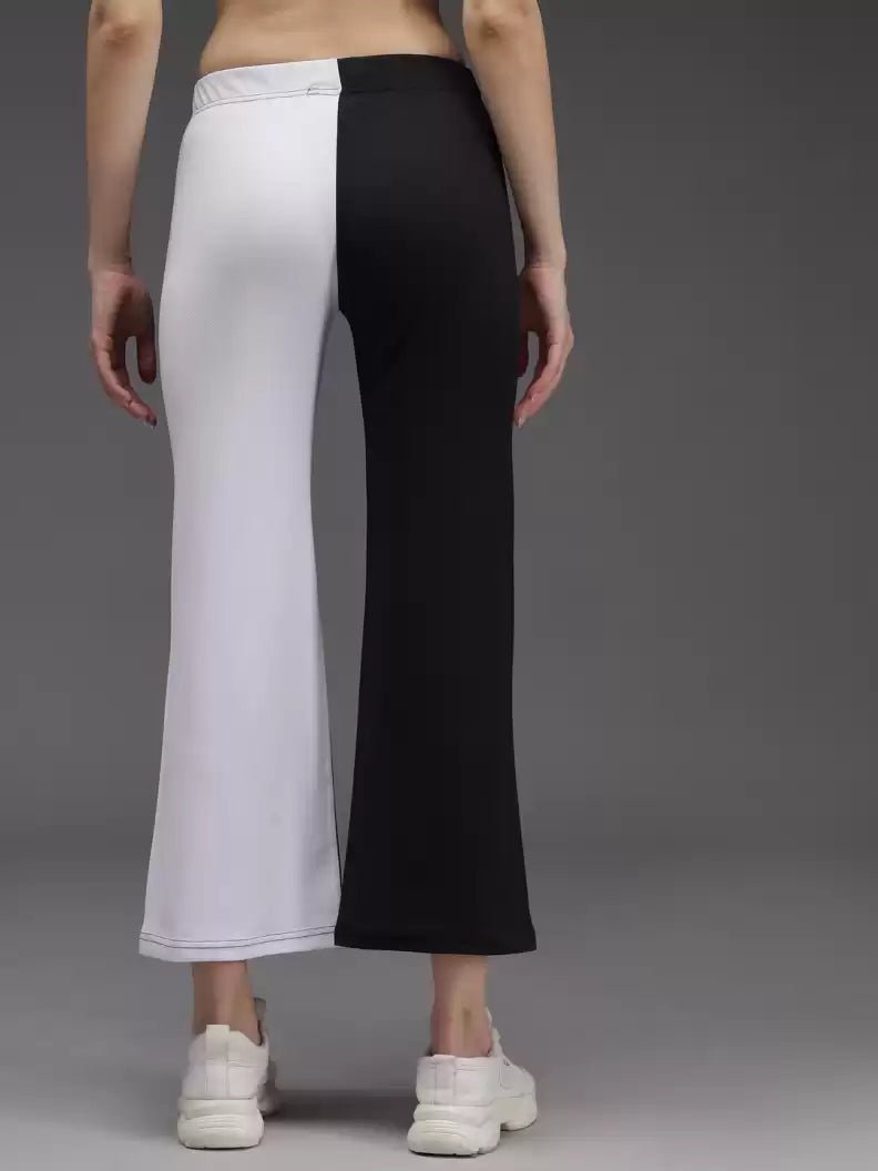 Stacked Flame  Regular Fit Women Multicolor Lycra Blend Trousers