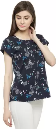 Casual Solid Women Multicolor Top