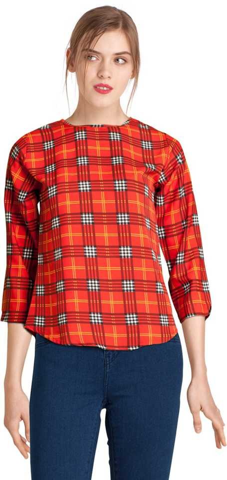 TANDUL  Casual Regular Sleeves Printed Women Multicolor Top