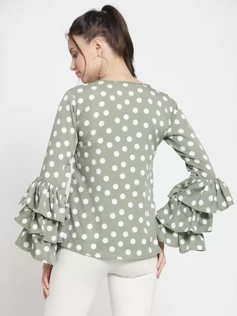 TANDUL  Casual Layered Printed Women Multicolor Top