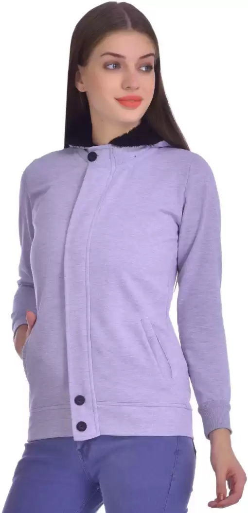 TANDUL  Full Sleeve Solid Women Sweatshirt