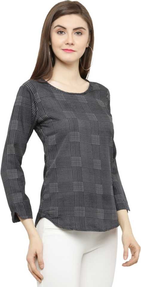 Casual Regular Sleeves Solid Women Multicolor Top